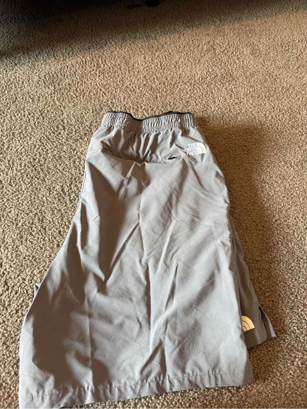 The North Face Men's Light Gray Athletic Shorts